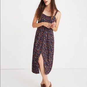 Tie-Strap Midi Dress in Garden Party